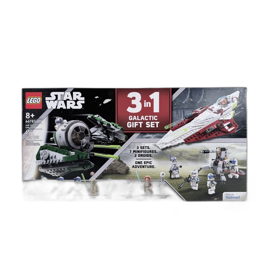 LEGO Star Wars Walmart Exclusive 3 In 1 Galactic Gift Set 66787 Jedi Masters New